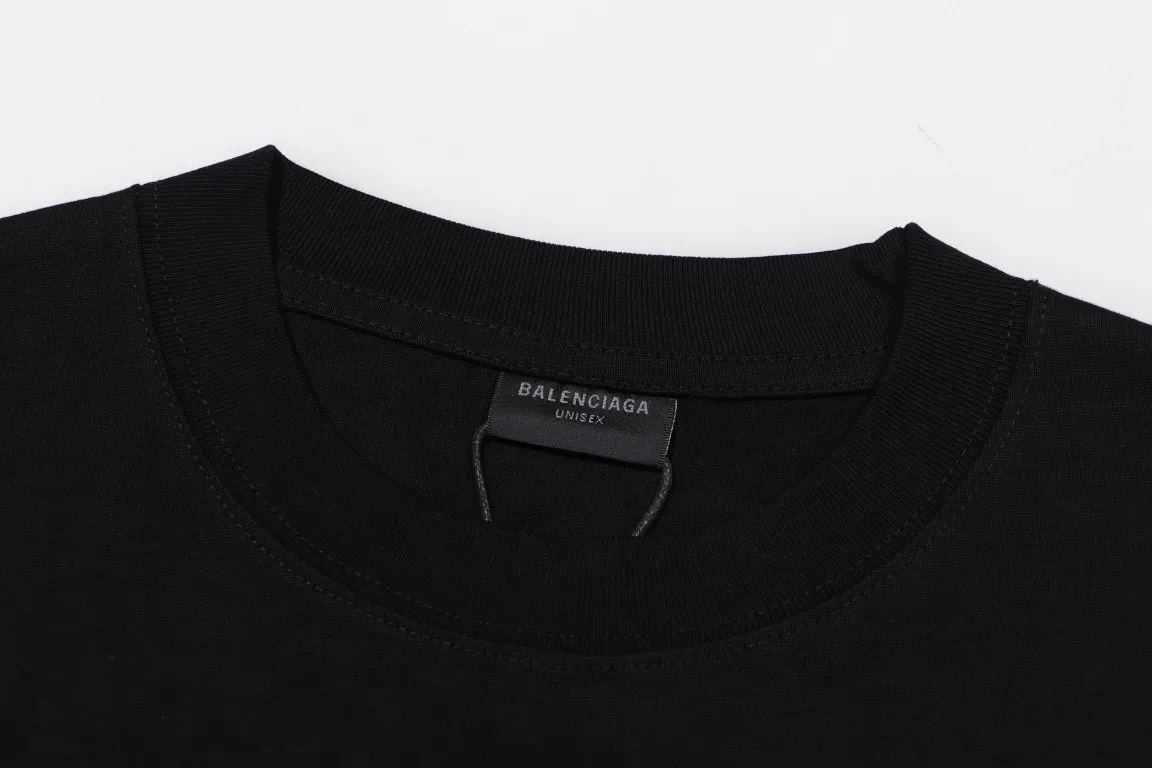 #「 Quality」 《BALENCIAGA 》24SS Classic T Quality - 2 - os 220 -26 280g - 300g 1×1 - Quality ：Black White Size: XS-S-M-L